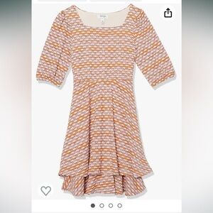 NWT Girls' Fit and Flare Sweater Knit Dress  size 10